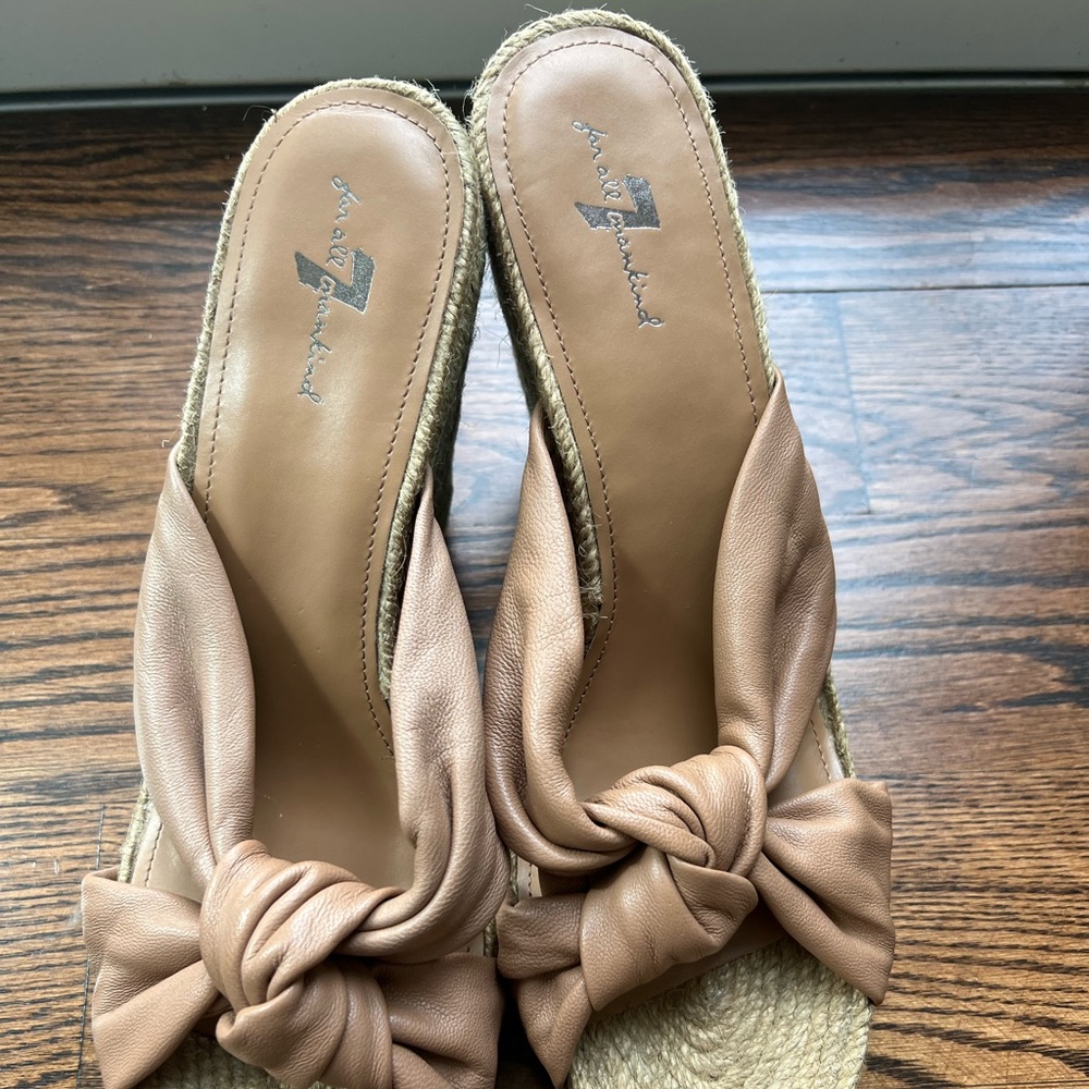 7FAM Seven for all Mankind Espadrilles Platform Sandals Size 10 NWoT